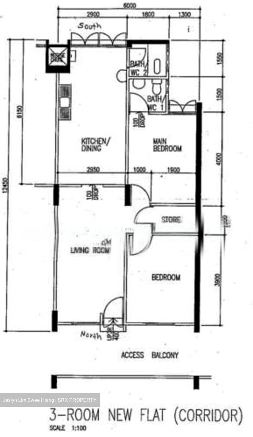 Blk 126 Ang Mo Kio Avenue 3 (Ang Mo Kio), HDB 3 Rooms #568321881
